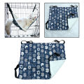 Cat Hammock Bed Swing Cats Hanging Fun Pets Furniture Beds Winter Navy Blue S. 