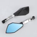 2pc/set Motorcycle Rear View Mirror Rizoma Alloy CNC Racing Side Mirror universal for All Motorcycle. 