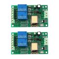 2X ESP8266 ESP-12F WIFI Relay Module 2CH 5V/8-80V Relay Switch Develop Board for ARDUINO IDE. 