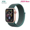 Original Nylon Watch Band for Apple Watch Series 7 6 SE 5 4 3 2 1 Wristband Strap for iWatch 45mm 41mm 44mm 40mm 42mm 38mm Sport Loop Bracelet Belt Accessories Replacement for Smart Apple Watch. 