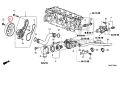 PULLEY WATER PUMP HONDA CITY 2009-2020. 