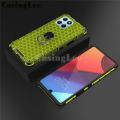 Phone Case Honor X6 Back Cover Clear Beehive Design Car Magicnet Air Cushion Magicnet Buckle Bracket Ring Transparent Casing for Honor X6 Cover Cases. 