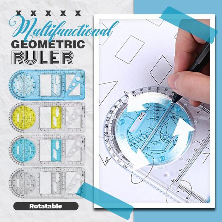Singapore Math Model Drawing Ruler Multifunction Drawing Ruler Mathematics Geometric Measuring Drafting ...