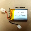 40 MAH- 55MAH- 120MAH- 250 MAH- 500MAH- 600MAH - 850MAH - 6000MAH Li-Po/Li-Ion Battery - Camera, Drones, Helicopter, DIY, Earbuds, Airpodcase, Dots - Lithium Polymer - Built-in Protection Circuit. 