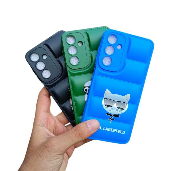 Samsung A16 / Samsung A26 Back Cover Polo Design Puffer  Case With Camera Protection Back Cover