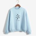 Blue You Decide Fleece Full Sleeves Pull Over Sweatshirt For Women. 