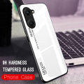 Vantime for vivo Y03 / Y03t 4G Case Gradient Phone Back Hard Glass Cover. 