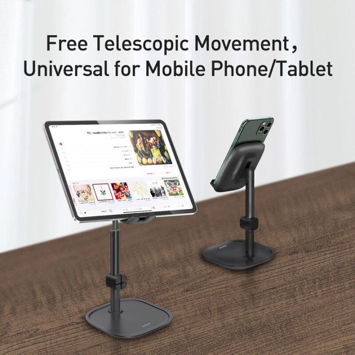 Baseus%20Phone%20Holder%20Stand%20For%20Table,%20Angle%20Adjustable%20Phone%20Holder%20Stand,%20Aluminum%20Stand%20Holder%20for%20Desk,%20Compatible%20with%20Mobile%20Phones%20&%20Tablets%20-%20Image%205