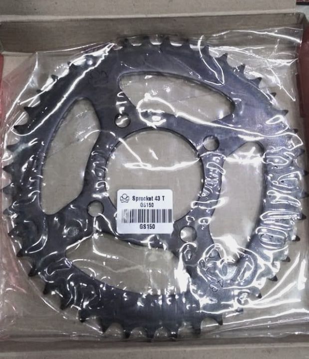 Scc Thailand Chain Sprocket Set For Suzuki Gs150 and Suzuki Gs 150 SE A1 Quality Daraz.pk