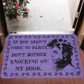 FLYEER Funny Prince Door Floor Mat Entrance Front Doormat - If You Didn'T Come to Party Don'T Bother Knocking on My Door. 