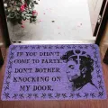 FLYEER Funny Prince Door Floor Mat Entrance Front Doormat - If You Didn'T Come to Party Don'T Bother Knocking on My Door. 