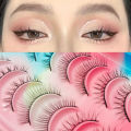 Natural Lashes 5/10 Pairs Eyelashes 3D Mink Lashes Manga Lashes Strip Lashes Band Soft Light False Eyelashes Makeup BruberryBe. 