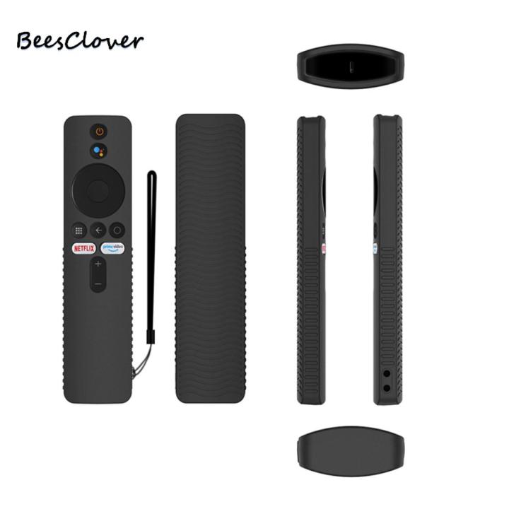 BeesClover Silicone Remote Control Protective Case Dust Cover With Lanyard Compatible For Mi Tv Stick 4k Tv Stick
