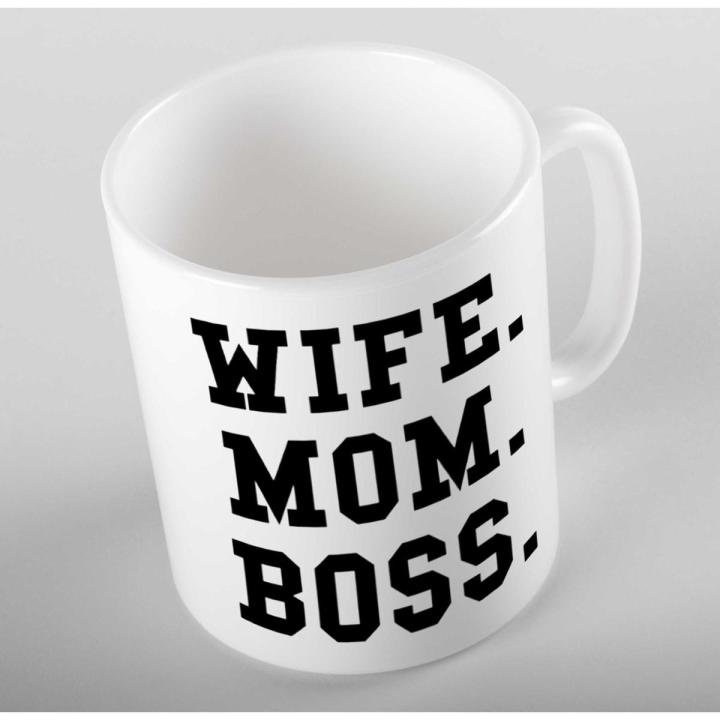 Wife Mom Boss Coffee Mug Mother's Day Gift