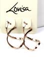 Lovisa Figer 8 Twist Drop Earring Fashion Jewelry For Girls, Women, Her - High Quality. 