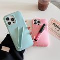 3D Lipstick Make-up Soft Silicone Phone Case for iPhone 11 12 13 14 15 Pro Max Portable Lip Gloss Holder Ins Hot Cover Shell. 