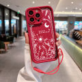 Moon S98 4G 58 A72 A55 A53 A54 A38 AOPPO A5 A7 A16 A17 A74 A76 A78 A94 A5G Phone Case with Hand Strap Deluxe Fresh tar Phone Case. 