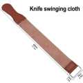 Genuine Leather Sharpening Strop Strap – Barber Razor & Knife Polishing Sharpening Belt. 