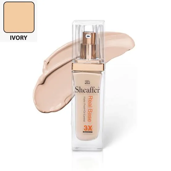 Sheaffer%20Foundation%20Real%20Base%20Oil%20Control%20and%20Water%20Proof%20Shade%20Ivory%20-%20Image%204