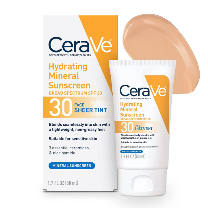 Cerave%20Hydrating%20Mineral%20Sunscreen%20SPF%2030%20with%20Sheer%20Tint%2030ml%20(USA)%20-%20Image%204