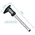 Digital Caliper Measuring Ruler Tool LED Screen Precision 0.1mm / 0.01 Measuring Inside Outside Depth Accuracy. 