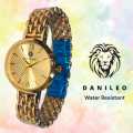 DANILEO Luxury Water Resistant Women's Watch - Premium Stainless Steel Chain Analog Wristwatch for Girls (Presented by One Woman's Style). 