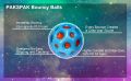 6 Pack Led Light Moon Space Ball, Bouncy Balls for Kids, High Bouncing Balls, Jumping Galaxy Ball, Super Bouncy Space Ball Toy. 