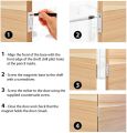 Magnetic Door Catch - Ultra Thin Cabinet Door Magnetic Catch for Drawer Magnets Adhesive Cabinet Latch Magnetic Closures. 