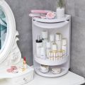 washroom cabinet-Bathroom cabinet-bathroom accessories cabinet-plastic 360° rotating cabinet-  Bathroom Cabinet Plastic - 360 degree washroom 2 shelves cabinet- toilet cabinet two layer cabinet good quality plastic cabinet. 