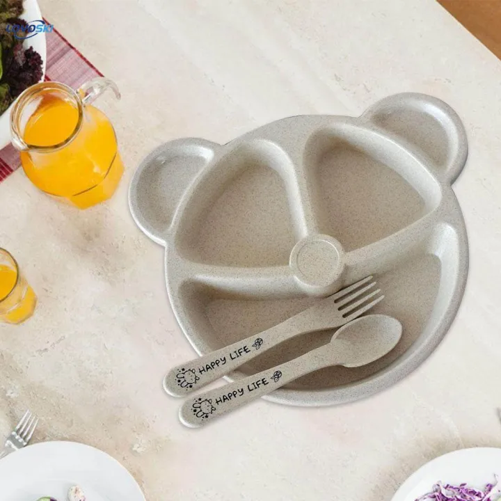 Divided%20Set%20.87%20Inch%203-Compartment%20Durable%20Cartoon%20Food%20Plate%20Kids%20Dinnerware%20for%20Dinner%20Home%20Children%20Baby%20-%20,%207.87inch%20-%20Image%207