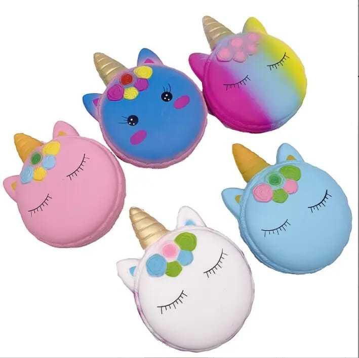 Cute Squsihy Unicorn Dounut Soft Slow Rising Squishies Scented