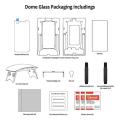 iPhone X Whitestone Dome Glass Tempered Glass Screen protector with UV. 