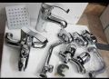High Quality Bathroom Set Shower Set | Complete Bathroom Fitting 100% Brass Chrome Umair Sanitary fittings Lever  Project Bath Set. 