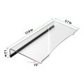 Acrylic Keyboard Holder,Acrylic Tilted Computer Keyboard Holder Clear Keyboard Stand for Ergonomic Typing Office Desk B. 