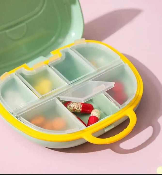 Makkah shops7 Compartment Pill Box Medicine Tablet Holder Dispenser