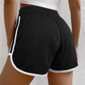Summer fashion short women elastic waist short women loose solid soft cotton casual short. 