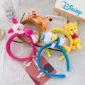 Plush Headband Disney Mickey Ear Winnie The Pooh Hairband Women Minnie Headwear Girl Donald Duck Hair Accessories Kids Xmas Gift. 