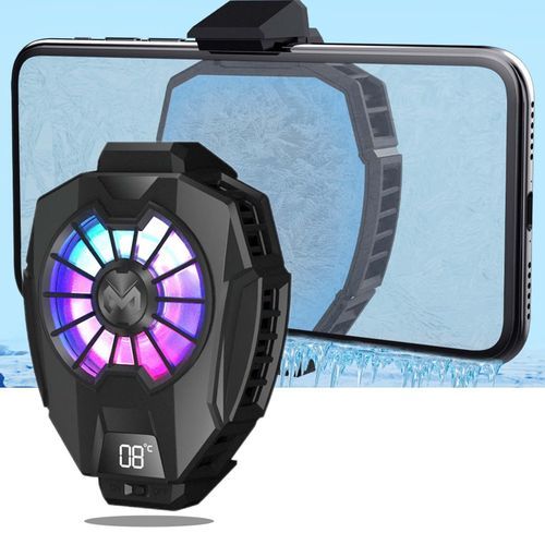 MEMO DL05 Phone Radiator Phone Cooling Fan Case Cold Wind Handle Fan for PUBG Phone Cooler Smartphone/Gaming