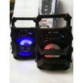 BT 1302 Portable Bluetooth Speaker - Support Bluetooth,USB.SD Card,FM Radio,Aux - Black. 