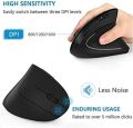 Wireless Ergonomic Mouse, Rechargeable 2.4G Bluetooth Vertical Mouse Switch to 3 Devices Optical Mice with 6 Buttons 3 Adjustable DPI Levels for Laptop, PC, MacBook, Notebook. 