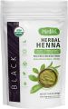Pardesi Hair Henna Powder I USDA Organic I 100gm) | Natural Hair & Beard Dye I Unisex I Black Color I Amonia and PPD Free I Includes Gloves, Hair Cap and Applicator I From India. 