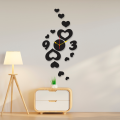 Wooden Wall Clock Stylish Design Home Decoration Wall Hanging Clock. New Acrylic DIY Wooden Wall Clocks For Gifts, 3D Wall Clock For Bedroom, Acrylic Wall Clock, 3D Wooden Wall Clock Stylish Design, 3D DIY Wall Clock. 