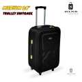 24-Inch Softside 2-Wheel Trolley Suitcase with Combination Lock. 