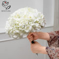 8pcs White Hydrangea Artificial Flowers Bridal Bouquet Wedding Party Decoration Flowers Hydrangeas Home Vese Garden Decor. 