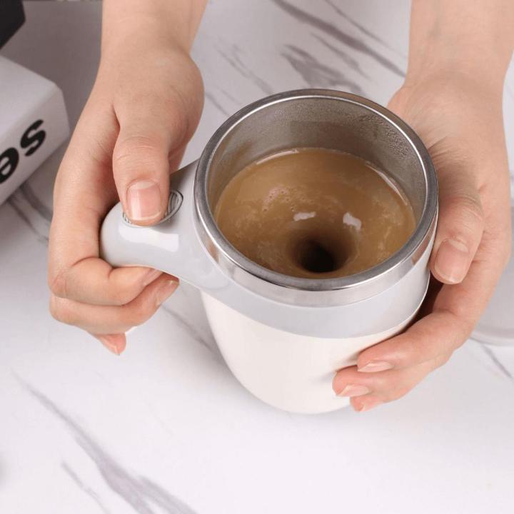Automatic Magnetic Stirring Coffee Mug, Electric Mixing Cup, Rotating Home Office Travel Mixing Cup