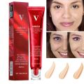 1pcs 30g Red Upgrade FV Foundation Precious Luxury Makeup Waterproof Base Concealer Oil-control Hydrating Cream. 