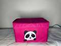 Panda Storage Box Panda & Hello Kitty Design Folding Storage Bins Quilt Basket Kid Toys Organizer Storage Boxes Cabinet Wardrobe Storage Bags. 