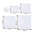 Square & Round Canvas Board of different Sizes (Square 4X4 6X6 8X8 10X10 12X12, Round 4" 6" 8" 10" 12"). 