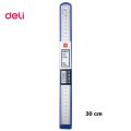 Deli Metal Ruler Silver 15/20/30cm Stainless Steel Straight Rulers Functional Mapping Tool School Office Drawing Supplies. 