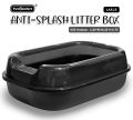 PawComfortm Cat Litter Tray with Scoop - Ideal size for adult cats - Available in Pink, purple, Blue ,Yellow Black Green. 